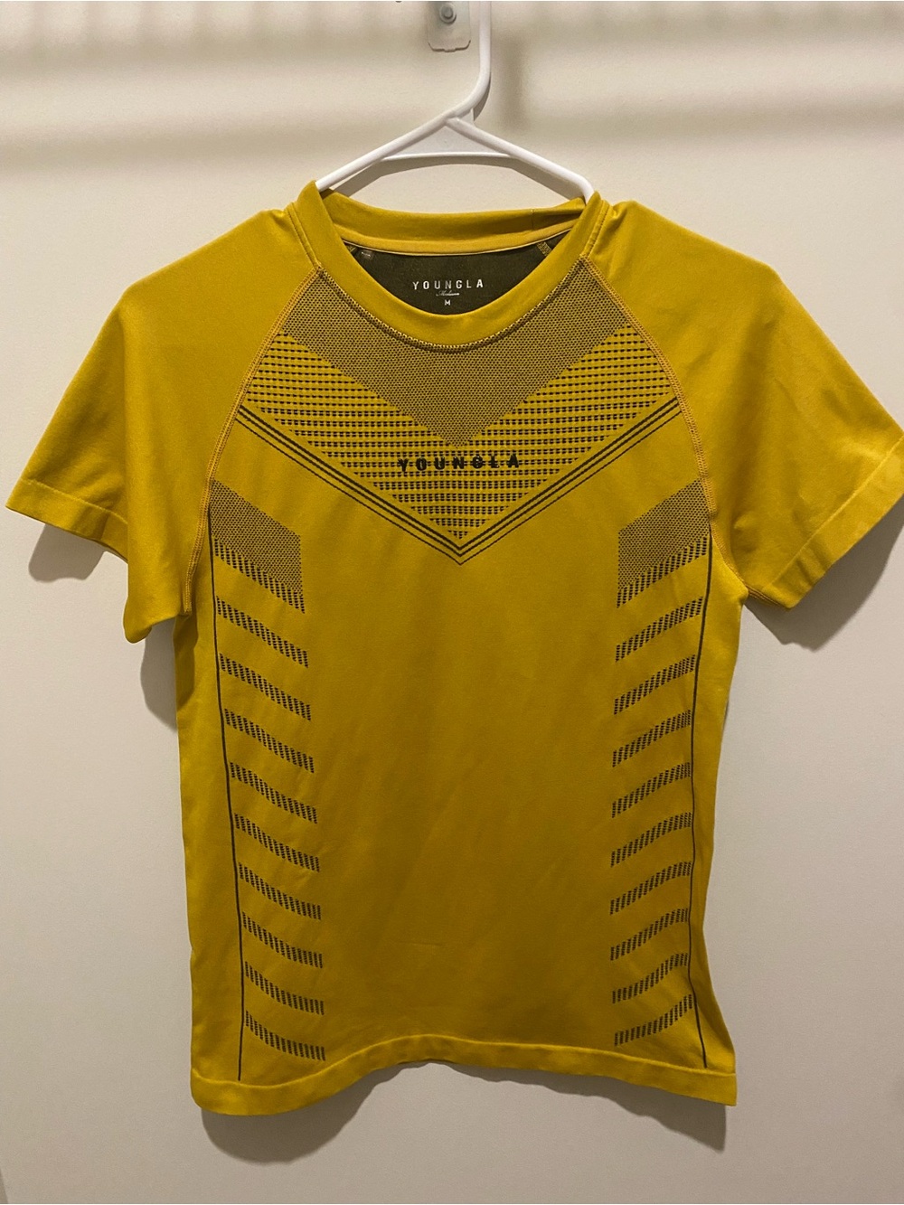 Youngla Men’s Yellow Superhero Compression Tee (No longer available on website)